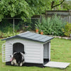 PawHut Plastic Dog Kennel House Puppy Indoor & Outdoor Pet Shelter