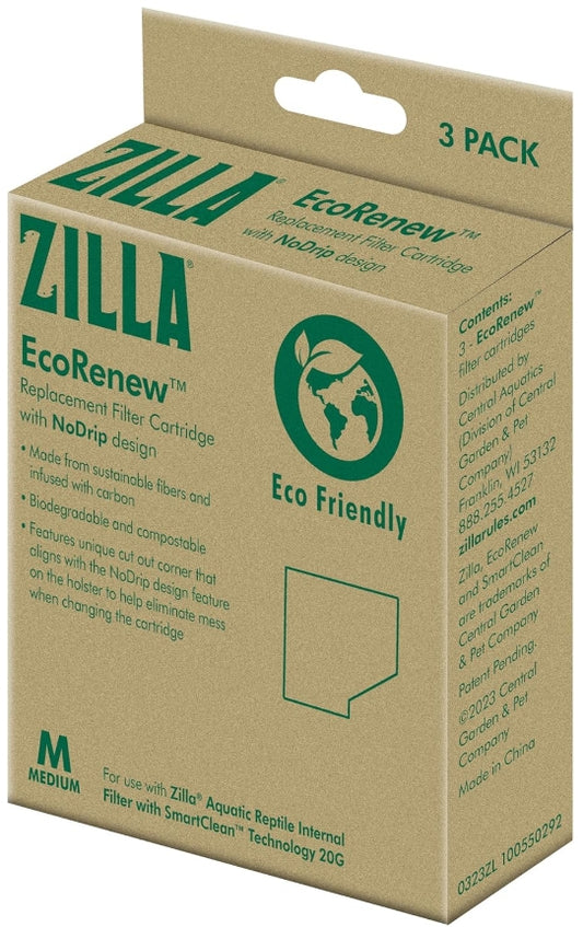 18 count (6 x 3 ct) Zilla EcoRenew Replacement Filter Cartridges