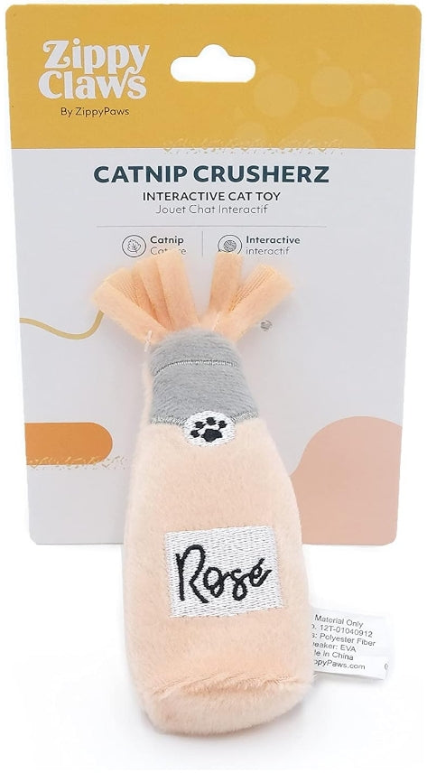 6 count ZippyPaws Catnip Crusherz Rose