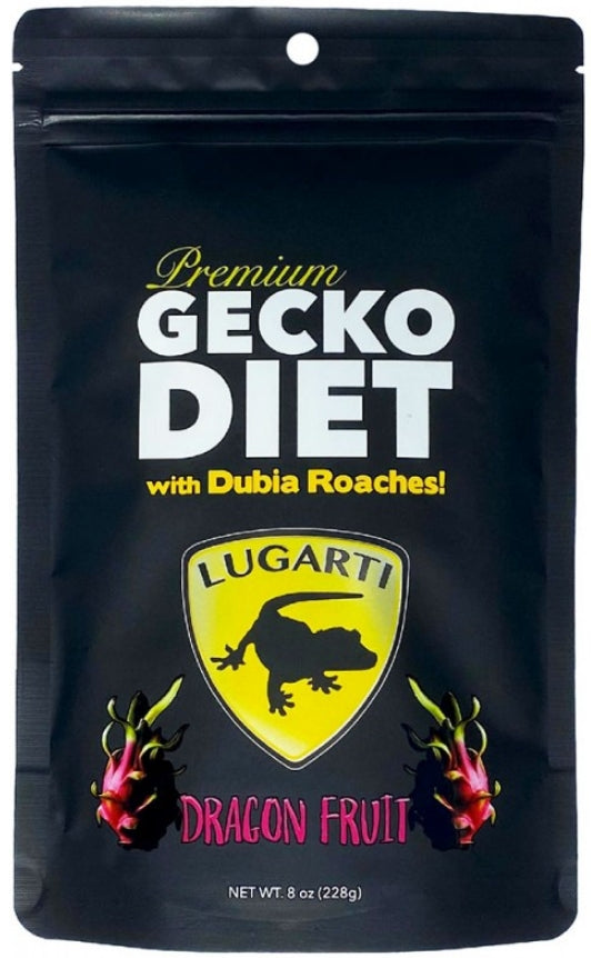 8 oz Lugarti Premium Gecko Diet Dragon Fruit Flavor