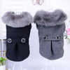 Pet Products Bipedal Solid Color Dog Autumn Winter Coat