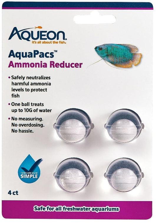 4 count Aqueon AquaPacs Ammonia Reducer