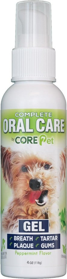 8 oz (2 x 4 oz) Core Pet Complete Oral Care Gel for Dogs Peppermint