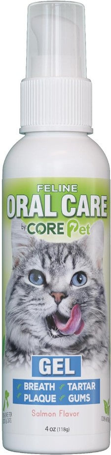 8 oz (2 x 4 oz) Core Pet Complete Oral Care Gel for Cats Salmon