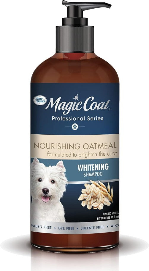 48 oz (3 x 16 oz) Magic Coat Professional Series Nourishing Oatmeal Whitening Dog Shampoo