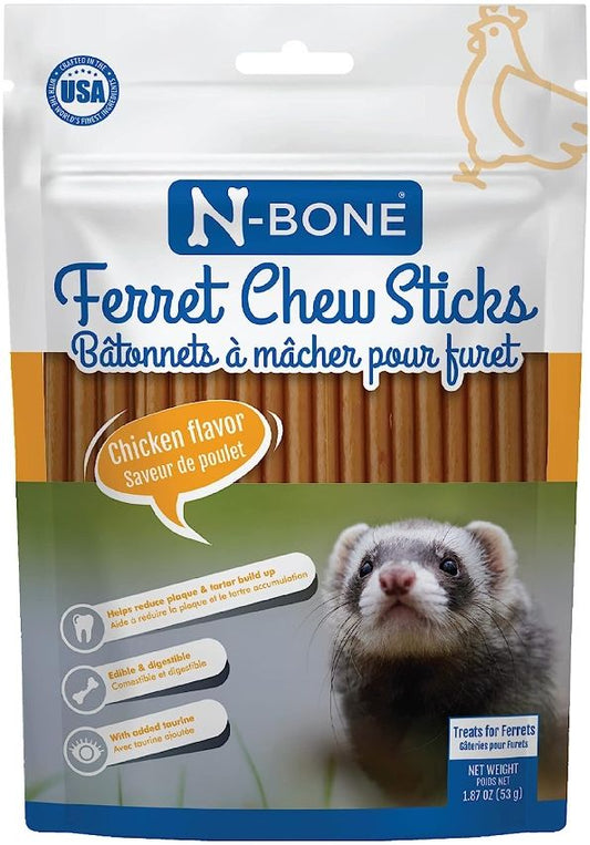 N-Bone Ferret Chew Sticks Chicken Flavor