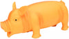 1 count Coastal Pet Rascals Latex Grunting Pig Dog Toy Orange