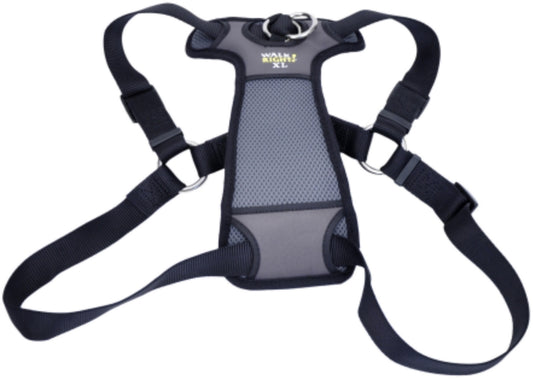 X Large - 1 count Coastal Pet Walk Right Padded Dog Harness Black