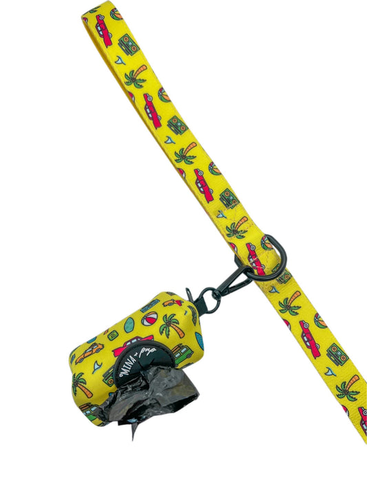 Beach Bum Collection 5 Foot Comfort Leash With Two Prints in One