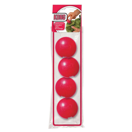 KONG Refill Dog Toy Squeakers 1ea/LG, 4 pk