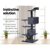 i.Pet Cat Tree 134cm Trees Scratching Post Scratcher Tower Condo House