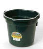 Miller Mfg Co Inc Flat Back Plastic Bucket- Green 20 Quart - P20FBGREE