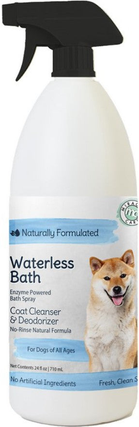 24 oz Miracle Care Waterless Bath Spray for Dogs and Cats