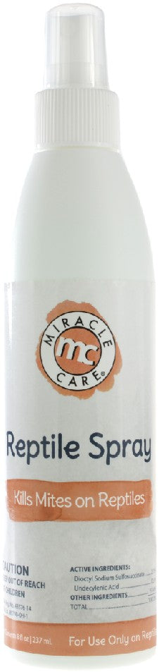 32 oz (4 x 8 oz) Miracle Care Reptile Spray Kills Mites on Reptiles