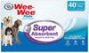 40 count Four Paws Wee Wee Pads Super Absorbent