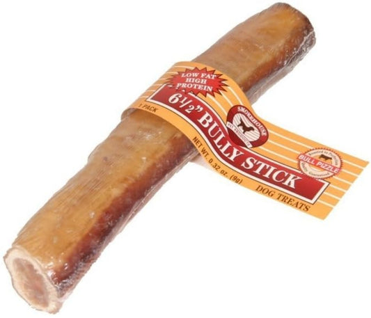 1 count Smokehouse Bully Stick Treat 6.5 Inch