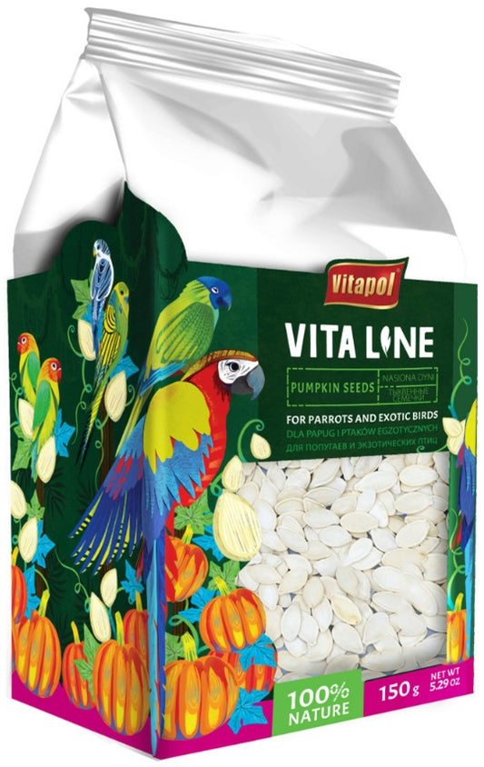 1 count AE Cage Company Vita Line Pumpkin Seeds for Parrots and Exotic Birds