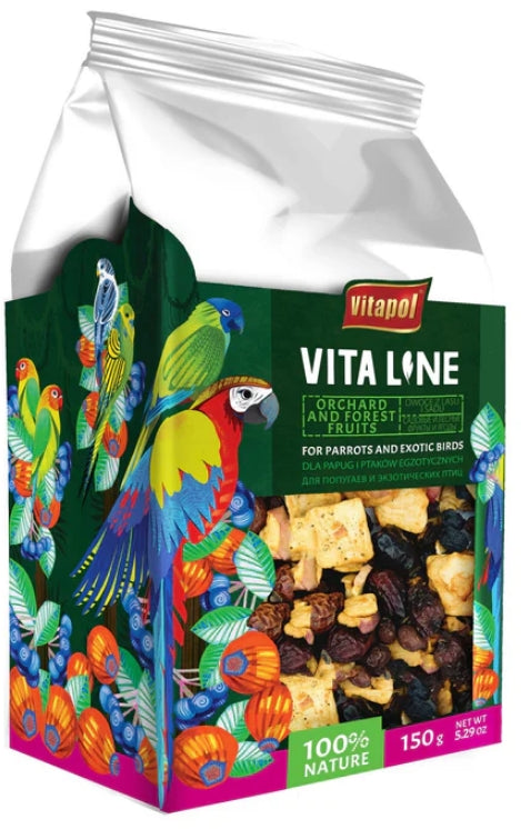 1 count AE Cage Company Vita Line Orchard and Forest Fruits for Parrots and Exotic Birds