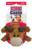 Medium - 9 count KONG Cozie Marvin the Moose Dog Toy