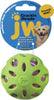 1 count JW Pet Crackle Heads Rubber Ball Dog Toy Medium