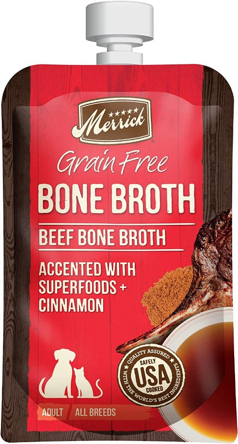 7 oz Merrick Grain Free Bone Broth Beef Recipe