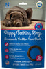 42 count (7 x 6 ct) N-Bone Puppy Teething Ring Blueberry and BBQ Flavor