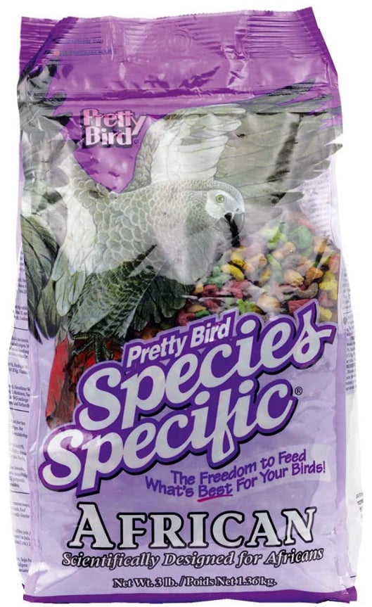 9 lb (3 x 3 lb) Pretty Pets African Grey Food