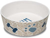 Small - 1 count Loving Pets Dolce Moderno Bowl Yum Chevron Design