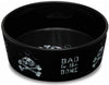 Small - 1 count Loving Pets Dolce Moderno Bowl Bad to the Bone Design