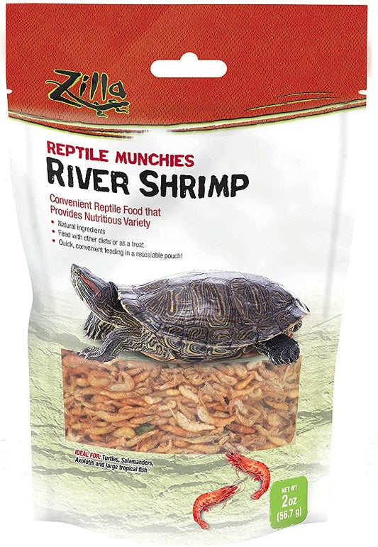 2 oz Zilla Reptile Munchies River Shrimp