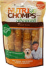 4 count Nutri Chomps Advanced Twists Dog Treat Peanut Butter Flavor