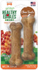 24 count (12 x 2 ct) Nylabone Healthy Edibles Chews Bacon Petite