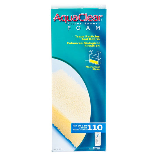 110 gallon - 6 count AquaClear Filter Insert Foam for Aquariums