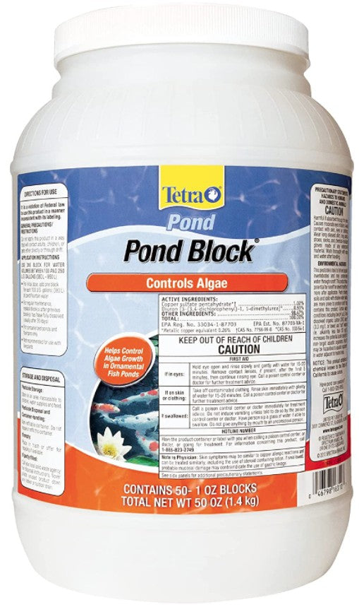 100 count (2 x 50 ct) Tetra Pond Block Controls Algae