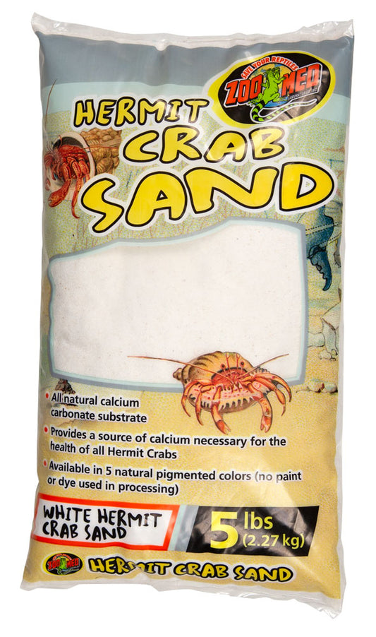 5 lb Zoo Med White Hermit Crab Sand