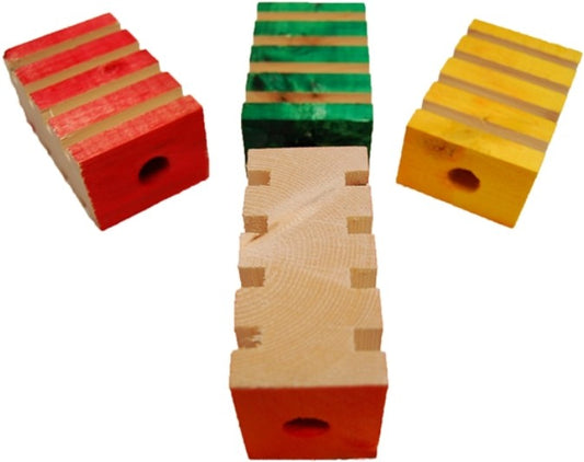 1 count Zoo-Max 4 Groovy Blocks Bird Toy