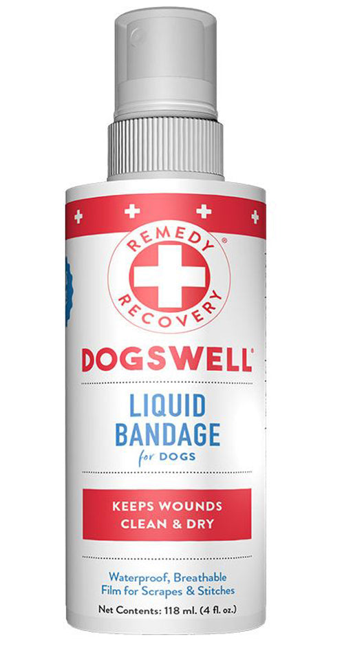 Dogswell Dog and Cat Remedy and Recovery Liquid Bandage 4oz.