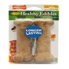 Nylabone Healthy Edibles AllNatural Long Lasting Bacon Flavor Chew Treats 2 count, 1ea/Wolf  Up To 35 lb