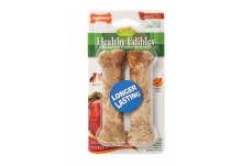 Nylabone Healthy Edibles All Natural Long Lasting Roast Beef Flavor Chew Treats 2 Count; Roast Beef; 1ea-SMall-Regular