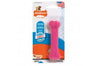 Nylabone Puppy Teething Soothing Flexible Chew Toy Pink Bone; Chicken; 1ea-XS-Petite 1 ct