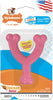 Nylabone Puppy Chew Toy Wishbone Puppy Pink Original; Chicken; 1ea-XS-Petite 1 ct