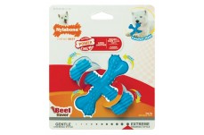 Nylabone Power Chew XShaped Dog Bone Chew Toy XShaped Bone; Beef; 1ea-SMall-Regular 1 ct