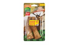 Nylabone Healthy Edibles WILD Antler Natural Long Lasting Venison Flavor Dog Chew Treats Antler; 1ea-Medium-Wolf 2 ct