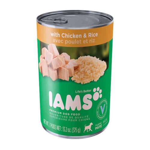 Iams Proactive Health Ground Dinner With Chicken and Rice Canned Dog Food 12Ea-13.2 Oz