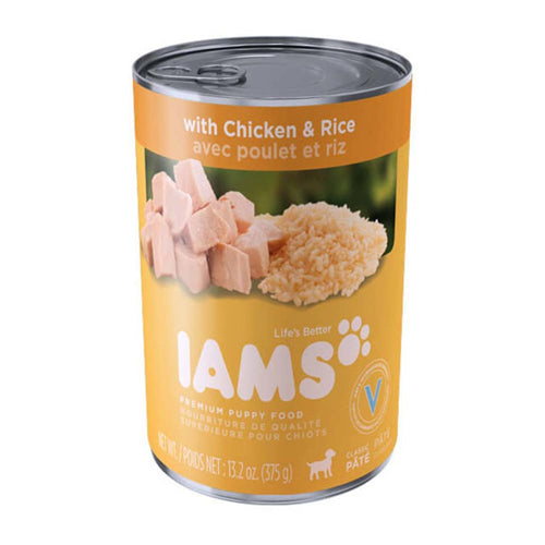 Iams Proactive Health Puppy Ground Dinner With Chicken and Rice Canned Dog Food 12Ea-13.2 Oz