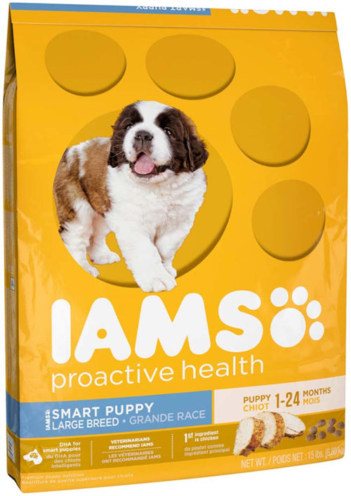 IAMS ProActive Health Smart Puppy Large Breed Dog Food 15 lb