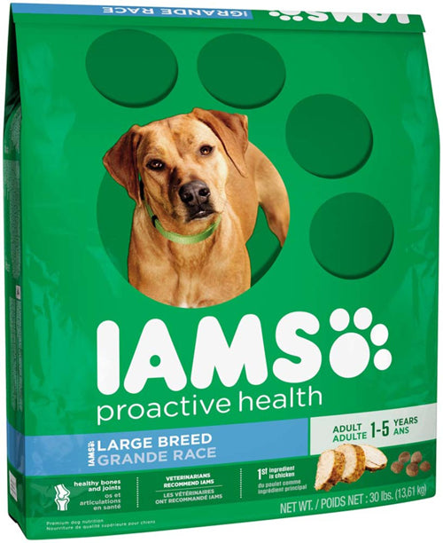 IAMS Proactive Health Adult Large Breed Dog Food 30 lb