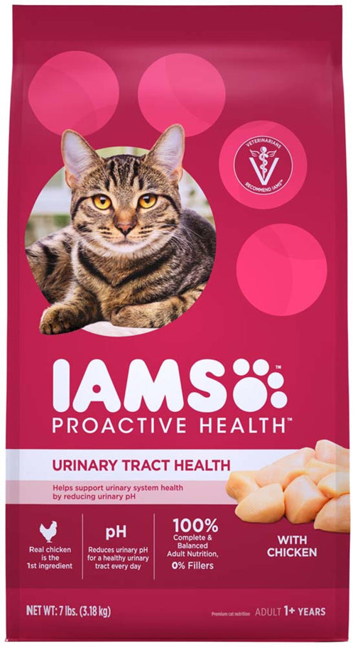 Iams Proactive Health Urinary Tract Health Dry Cat Food Chicken 7 Lb