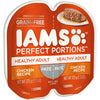 Iams Perfect Portions Healthy Adult Pate Wet Cat Food Chicken 24Ea-2.6 Oz; 24 Pk