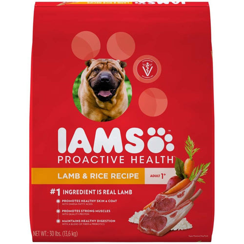 IAMS ProActive Health Adult Lamb Meal and Rice Dog Food 30 lb